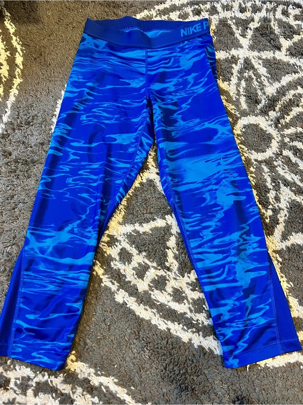 Nike Pro Athletic Leggings Women's Patterned Workout Pants